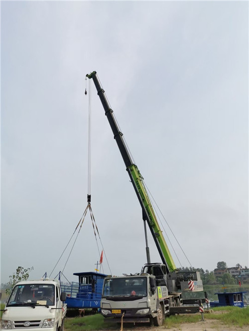 阜新桥梁建设吊装案例